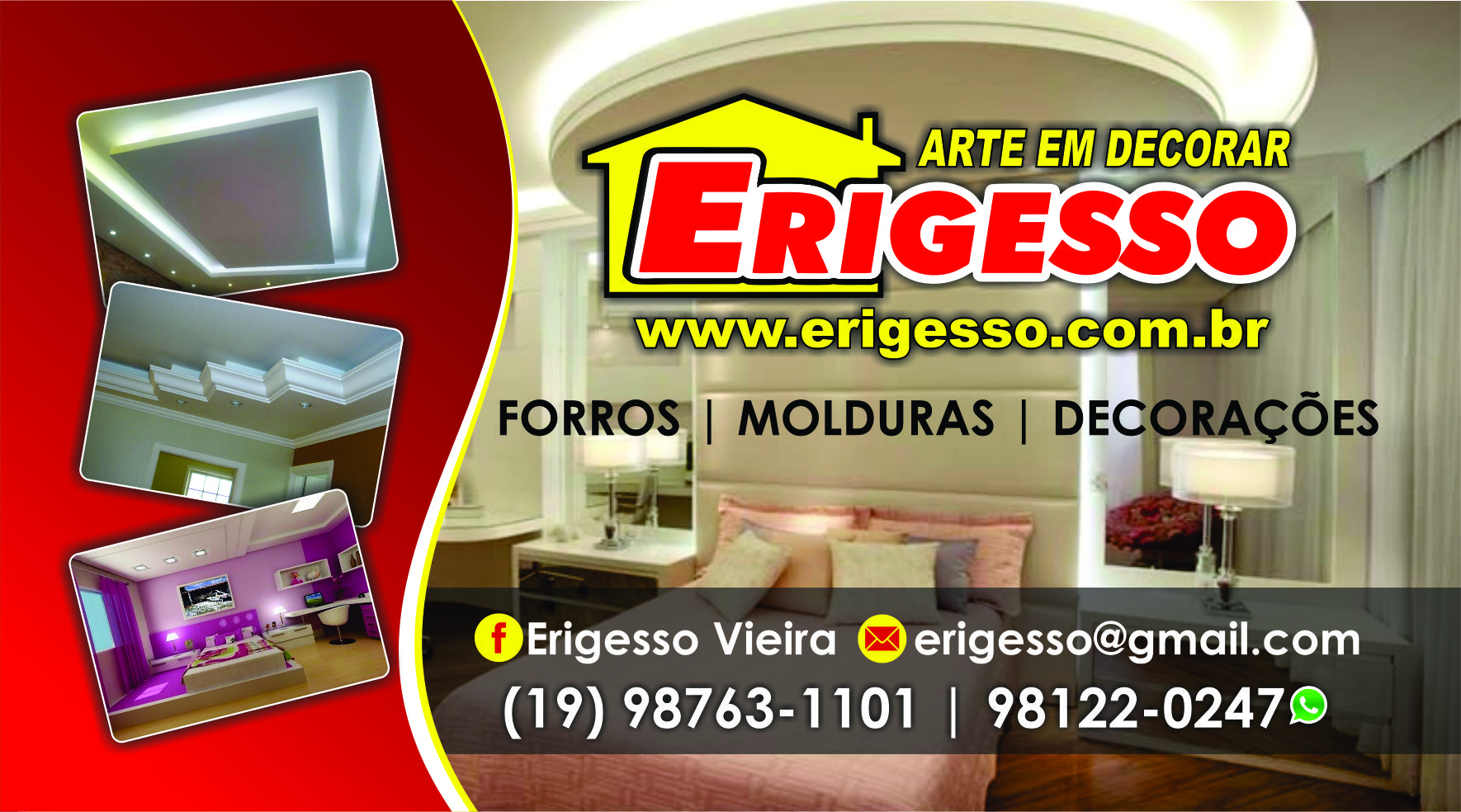 ERIGESSO A ARTE EM DECORAR!!